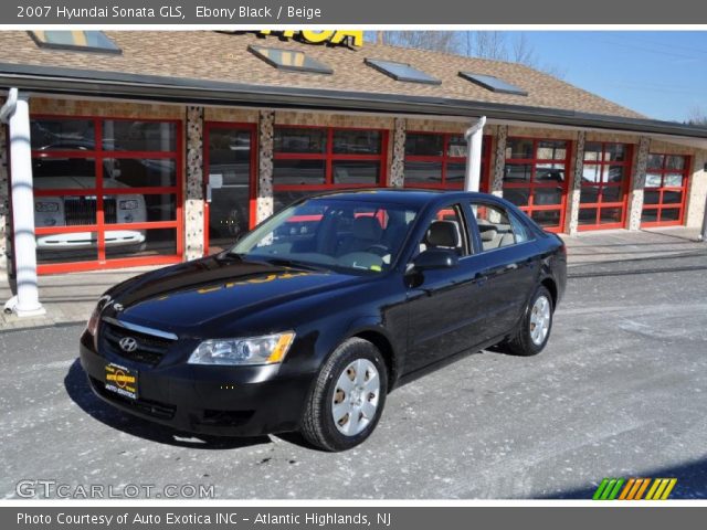 2007 Hyundai Sonata GLS in Ebony Black