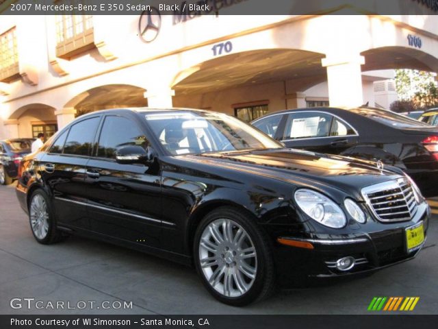 2007 Mercedes-Benz E 350 Sedan in Black