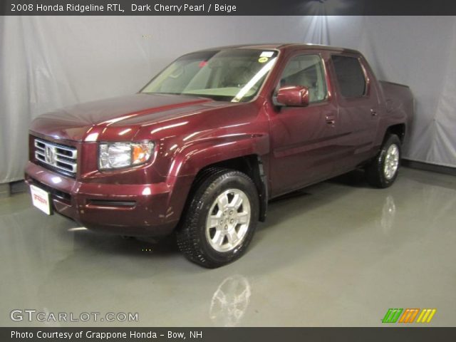 2008 Honda Ridgeline RTL in Dark Cherry Pearl