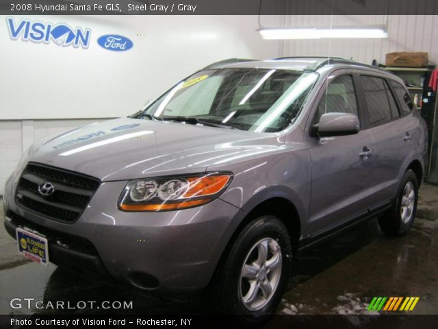 2008 Hyundai Santa Fe GLS in Steel Gray
