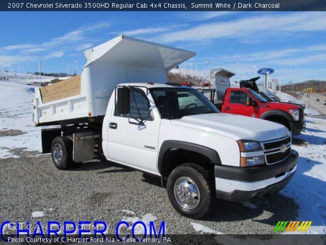 2007 Chevrolet Silverado 3500HD Regular Cab 4x4 Chassis in Summit White