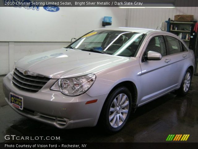 2010 Chrysler Sebring Limited Sedan in Bright Silver Metallic