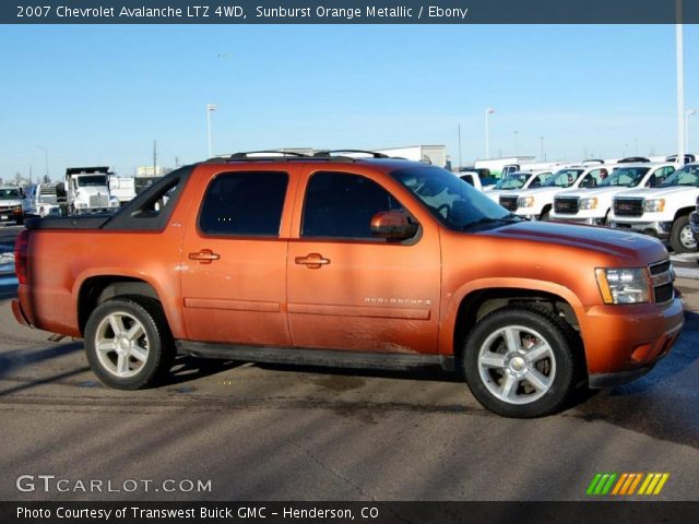 2007 Chevrolet Avalanche LTZ 4WD in Sunburst Orange Metallic