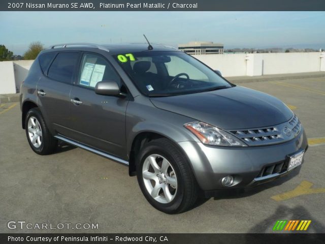 2007 Nissan Murano SE AWD in Platinum Pearl Matallic