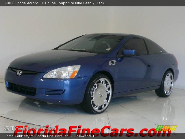 2003 Honda Accord EX Coupe in Sapphire Blue Pearl