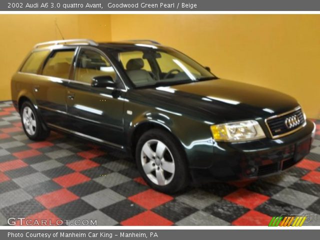 2002 Audi A6 3.0 quattro Avant in Goodwood Green Pearl