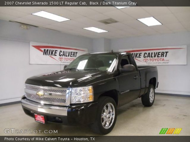 2007 Chevrolet Silverado 1500 LT Regular Cab in Black