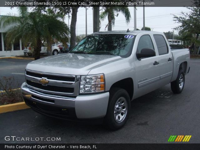 2011 Chevrolet Silverado 1500 LS Crew Cab in Sheer Silver Metallic