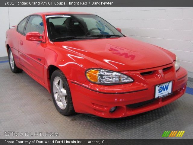 2001 Pontiac Grand Am GT Coupe in Bright Red