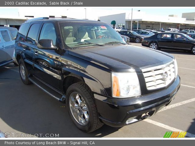 2003 Cadillac Escalade  in Sable Black