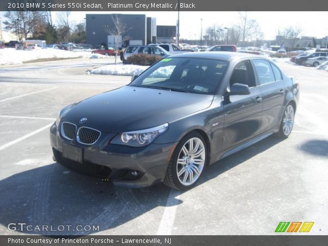 2010 BMW 5 Series 550i Sedan in Platinum Grey Metallic