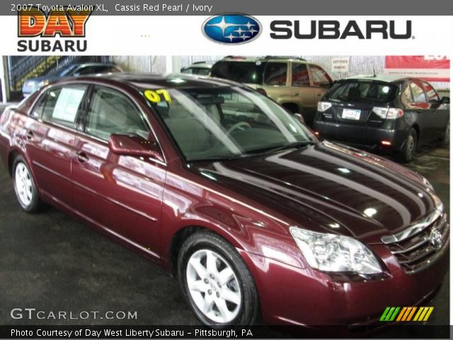 2007 Toyota Avalon XL in Cassis Red Pearl