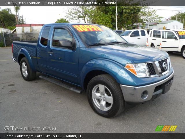 2005 Nissan Frontier LE King Cab in Electric Blue Metallic