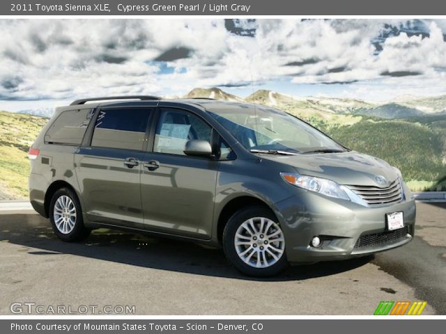 2011 Toyota Sienna XLE in Cypress Green Pearl