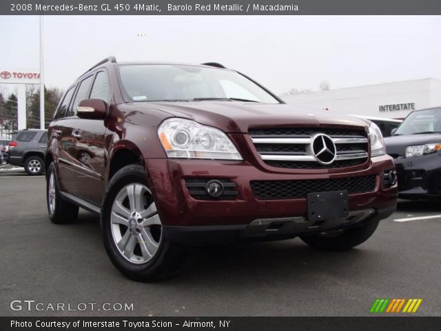 2008 Mercedes-Benz GL 450 4Matic in Barolo Red Metallic