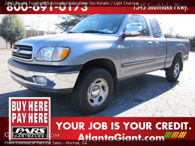 2001 Toyota Tundra SR5 Extended Cab in Silver Sky Metallic