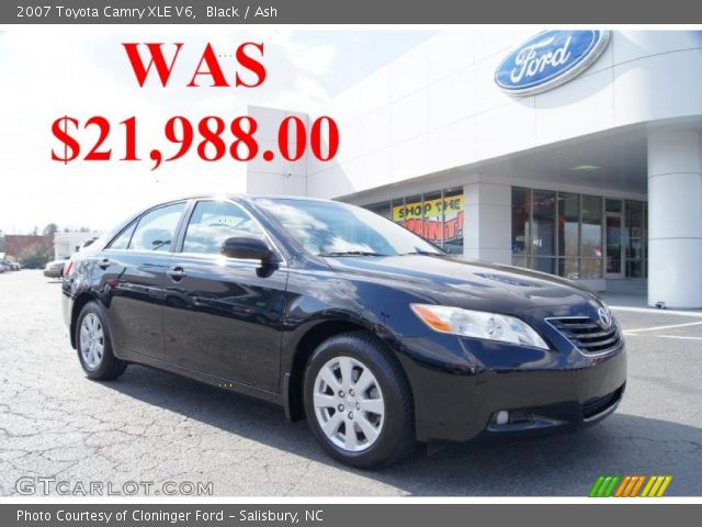 2007 Toyota Camry XLE V6 in Black