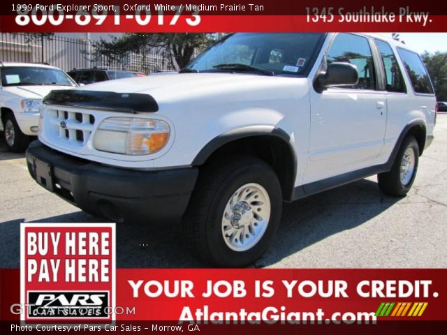 1999 Ford Explorer Sport in Oxford White