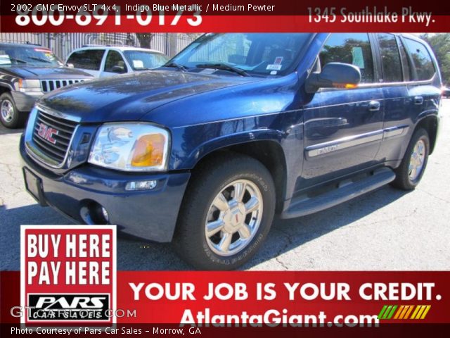 2002 GMC Envoy SLT 4x4 in Indigo Blue Metallic