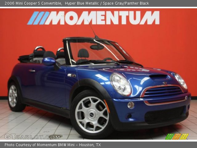 2006 Mini Cooper S Convertible in Hyper Blue Metallic