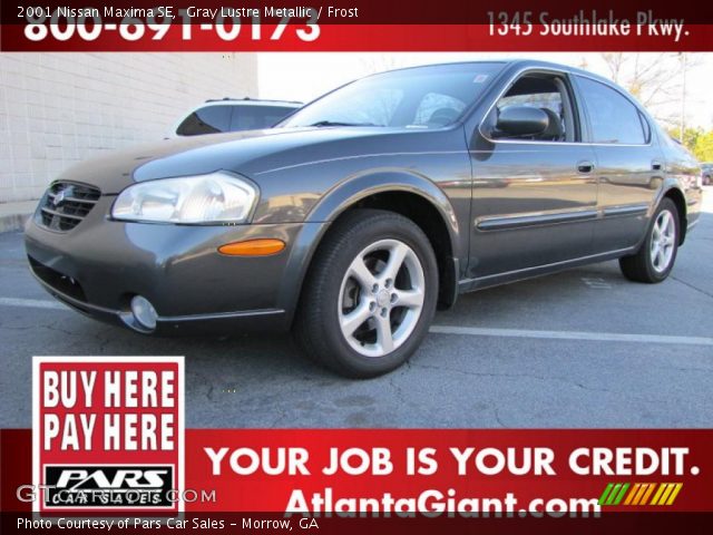 2001 Nissan Maxima SE in Gray Lustre Metallic