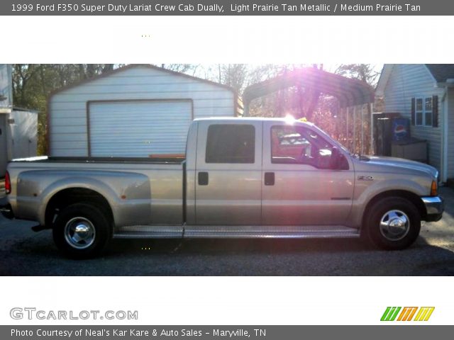 1999 Ford F350 Super Duty Lariat Crew Cab Dually in Light Prairie Tan Metallic