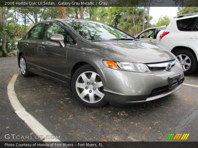2008 Honda Civic LX Sedan in Galaxy Gray Metallic