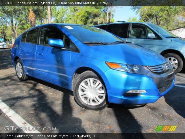 2010 Honda Insight Hybrid LX in Clear Sky Blue Metallic