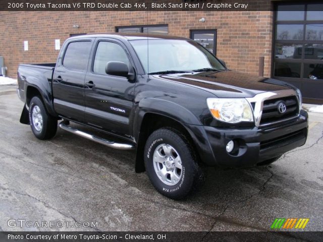 2006 Toyota Tacoma V6 TRD Double Cab 4x4 in Black Sand Pearl