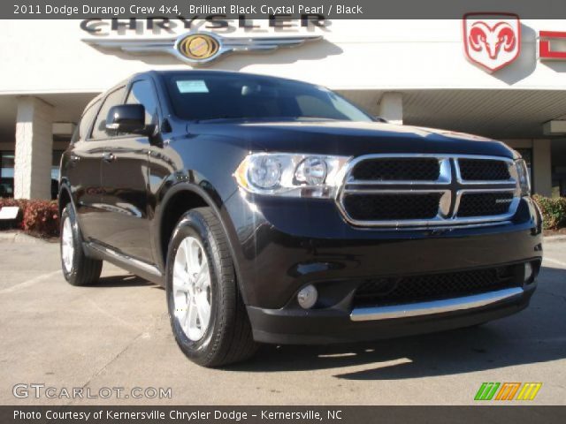 2011 Dodge Durango Crew 4x4 in Brilliant Black Crystal Pearl