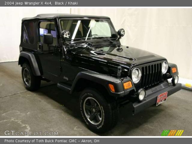 2004 Jeep Wrangler X 4x4 in Black