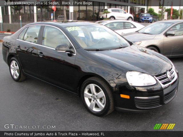 2008 Volkswagen Jetta SE Sedan in Black