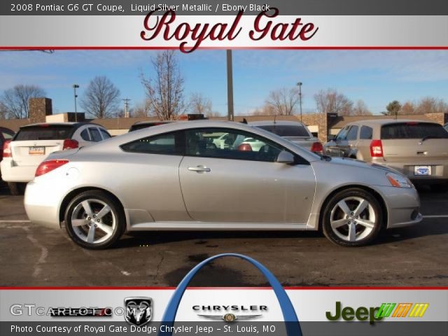 2008 Pontiac G6 GT Coupe in Liquid Silver Metallic