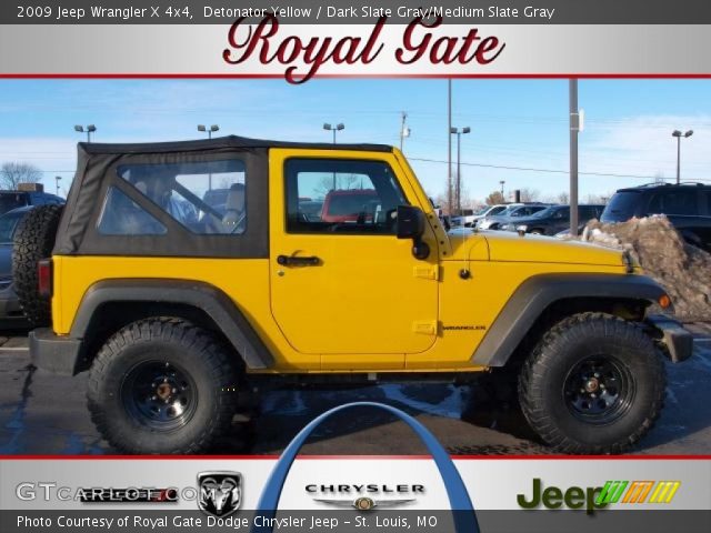 2009 Jeep Wrangler X 4x4 in Detonator Yellow