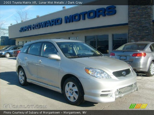 2003 Toyota Matrix XR in Lunar Mist Metallic