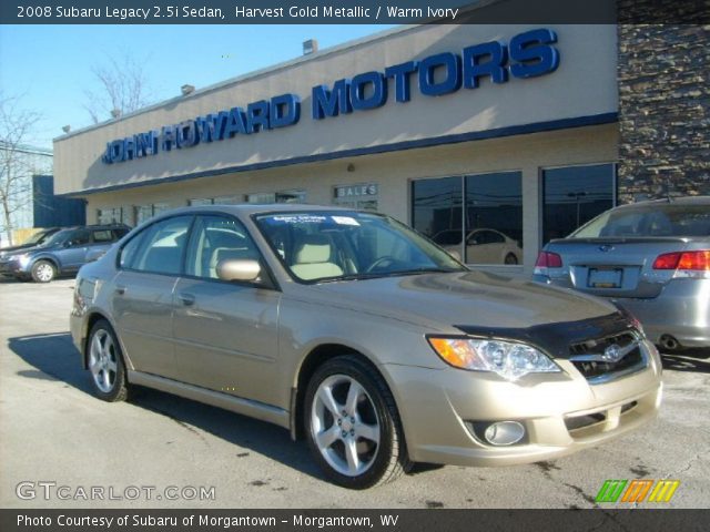 2008 Subaru Legacy 2.5i Sedan in Harvest Gold Metallic