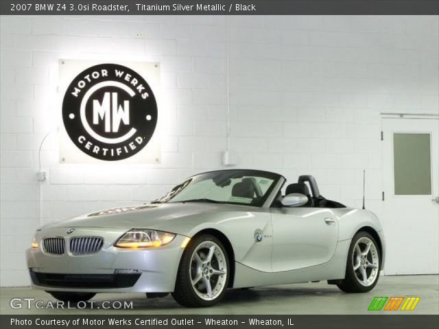 2007 BMW Z4 3.0si Roadster in Titanium Silver Metallic