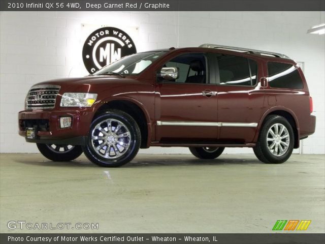 2010 Infiniti QX 56 4WD in Deep Garnet Red