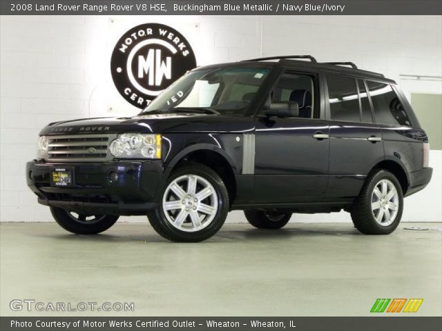 2008 Land Rover Range Rover V8 HSE in Buckingham Blue Metallic