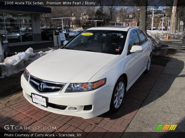 2008 Acura TSX Sedan in Premium White Pearl