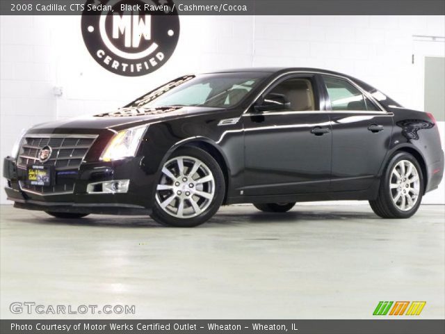 2008 Cadillac CTS Sedan in Black Raven