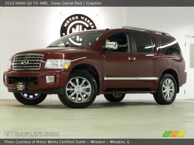 2010 Infiniti QX 56 4WD in Deep Garnet Red