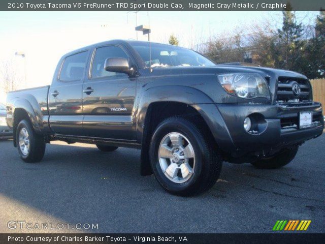 2010 Toyota Tacoma V6 PreRunner TRD Sport Double Cab in Magnetic Gray Metallic