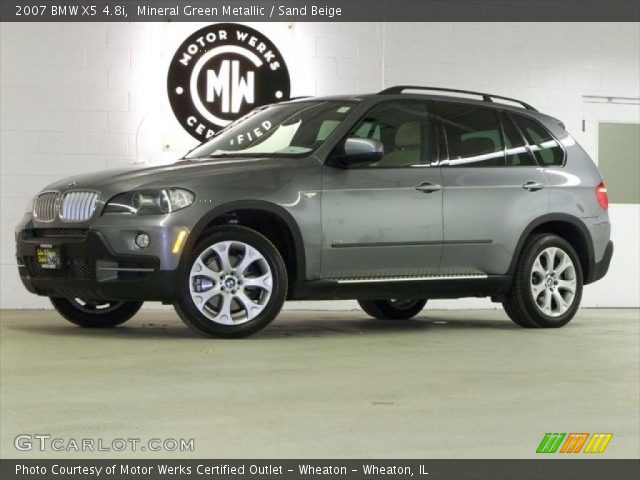 2007 BMW X5 4.8i in Mineral Green Metallic