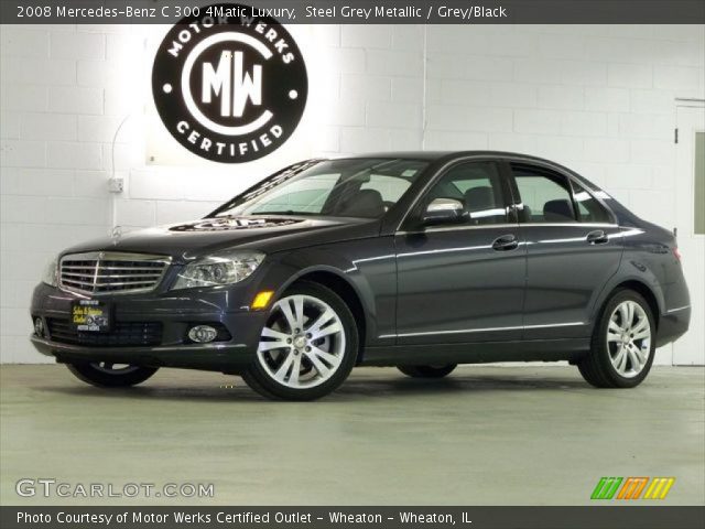 2008 Mercedes-Benz C 300 4Matic Luxury in Steel Grey Metallic