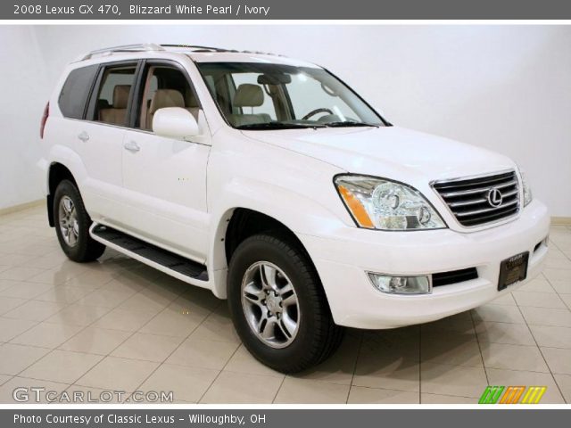 2008 Lexus GX 470 in Blizzard White Pearl