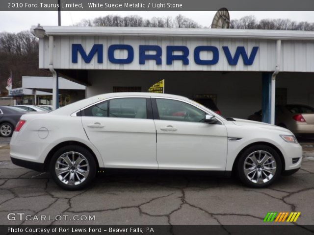 2010 Ford Taurus Limited in White Suede Metallic
