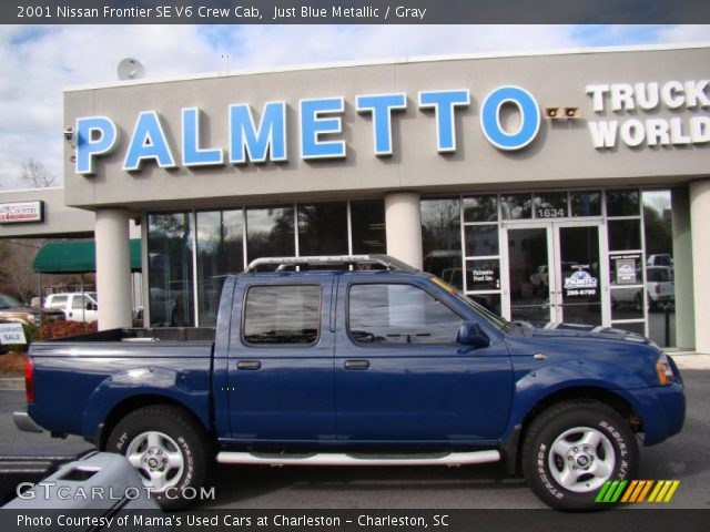 2001 Nissan Frontier SE V6 Crew Cab in Just Blue Metallic