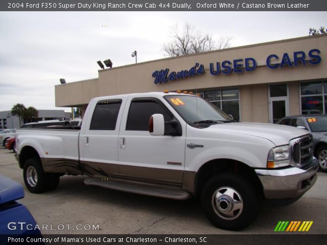 2004 Ford F350 Super Duty King Ranch Crew Cab 4x4 Dually in Oxford White
