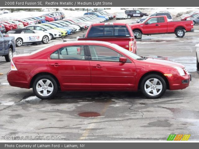 2008 Ford Fusion SE in Redfire Metallic